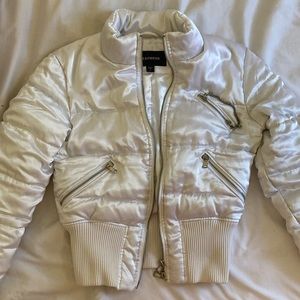EXPRESS SHINY WHITE JACKET
